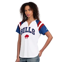 Women's Starter  White Buffalo Bills Game On Notch Neck T-Shirt