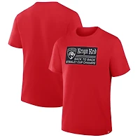 Men's Red Florida Panthers Back-To-Back Stanley Cup Champions Reign Red T-Shirt