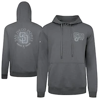 Men's Levelwear Gray San Diego Padres Podium Valiant Hoodie