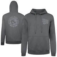 Men's Levelwear Gray Boston Red Sox Podium Grain Hoodie