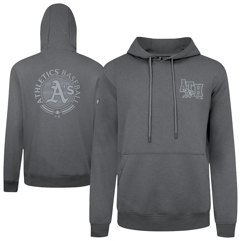 Men's Levelwear Gray Athletics Podium Grain Hoodie