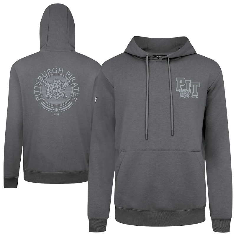 Men's Levelwear Gray Pittsburgh Pirates Podium Grain Hoodie