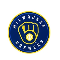 Milwaukee Brewers 23" Layered Metal Wall Art Sign