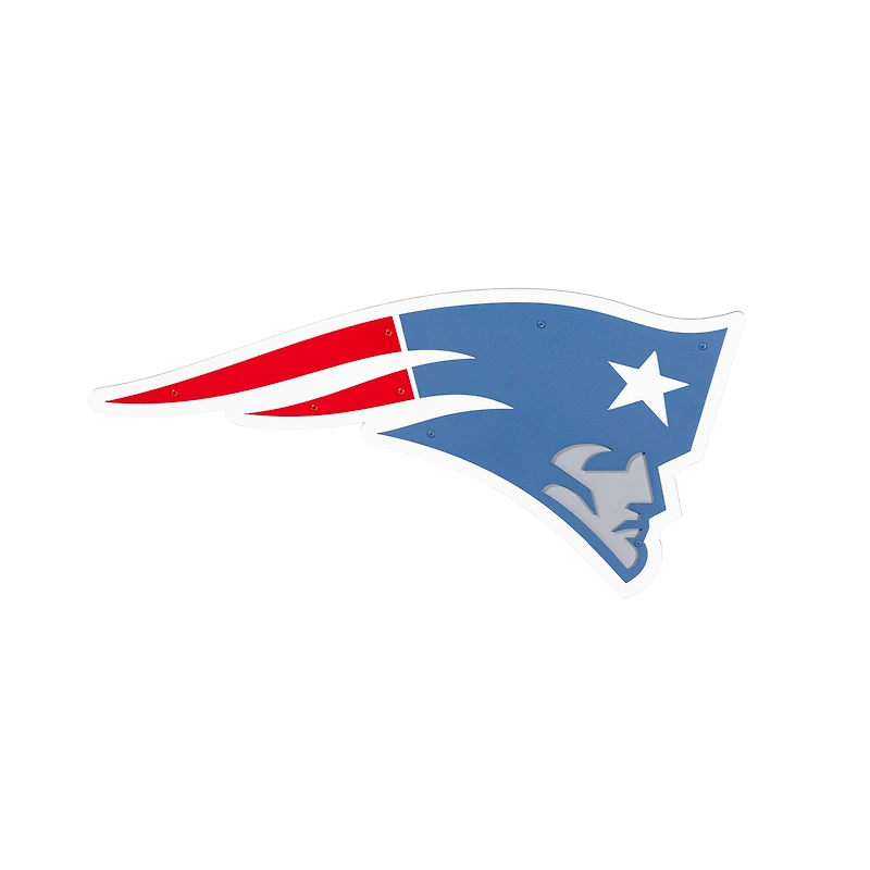 New England Patriots 23" Layered Metal Wall Art Sign