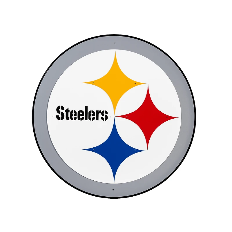 Pittsburgh Steelers 23" Layered Metal Wall Art Sign