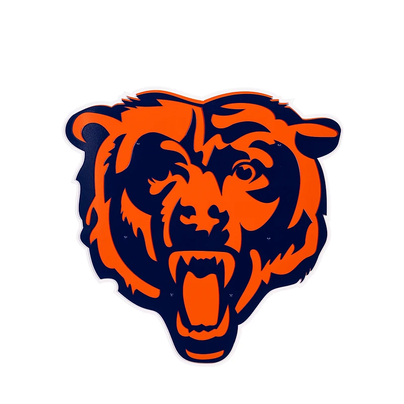 Chicago Bears 23" Layered Metal Wall Art Sign