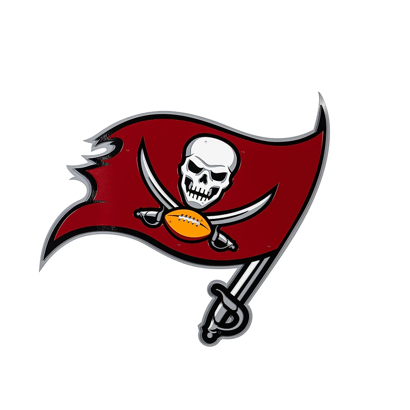 Tampa Bay Buccaneers 23" Layered Metal Wall Art Sign