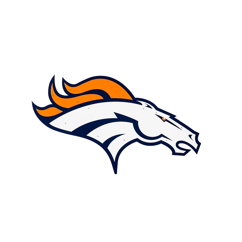Denver Broncos 23" Layered Metal Wall Art Sign