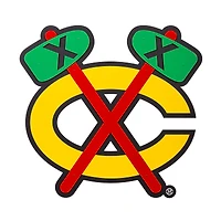 Chicago Blackhawks 23" Layered Metal Wall Art Sign