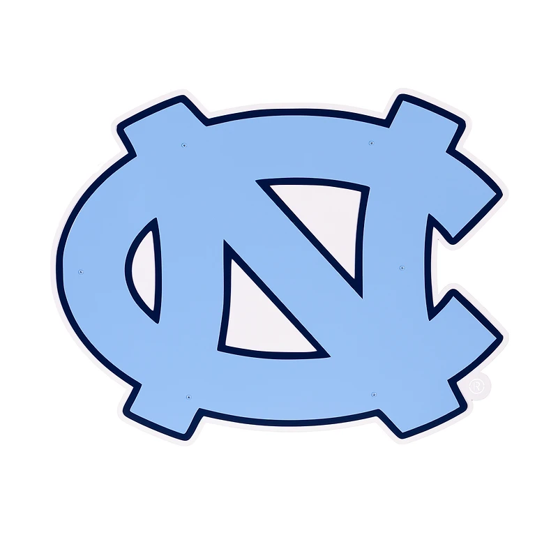 North Carolina Tar Heels 23" Layered Metal Wall Art Sign