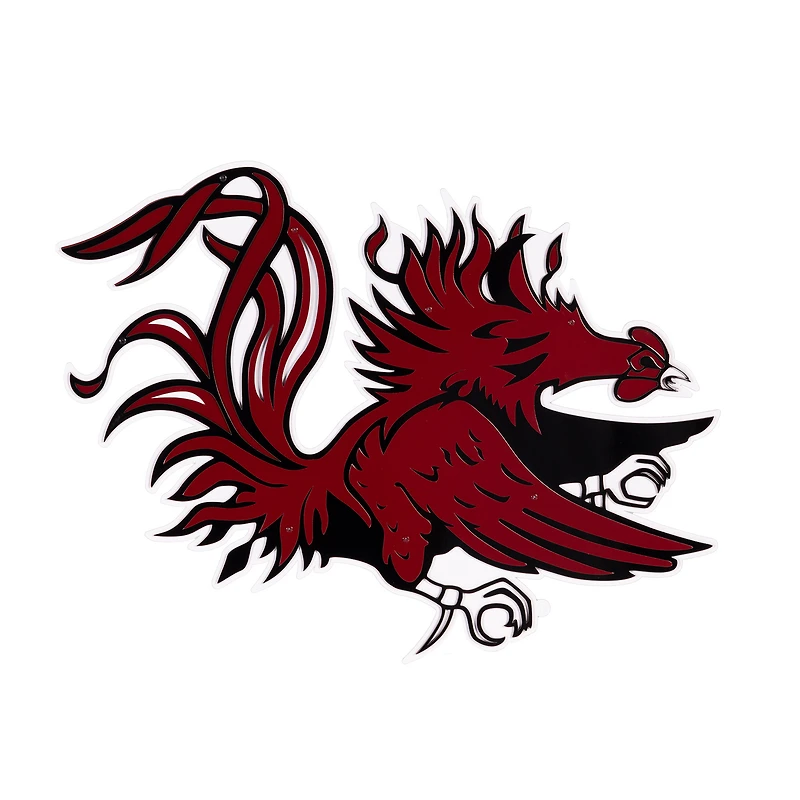 South Carolina Gamecocks 23" Layered Metal Wall Art Sign