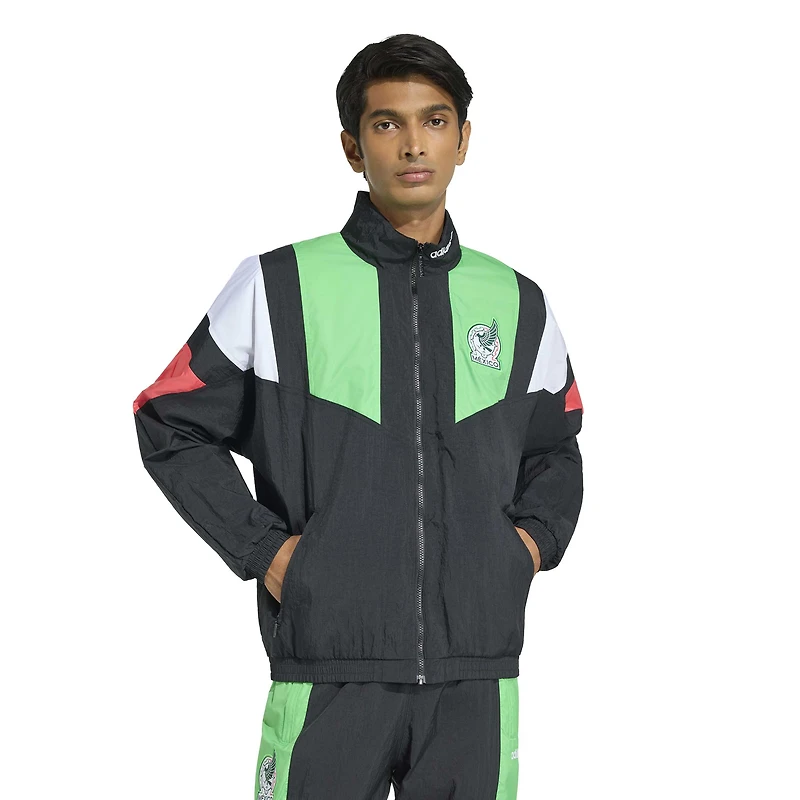 Men's adidas Black Mexico National Team EQT Full-Zip Track Top