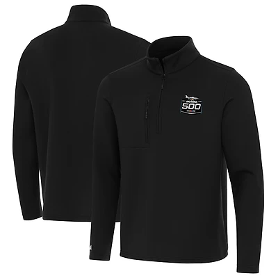 Men's Antigua Black 2026 Daytona 500 Insider Quarter-Zip Pullover