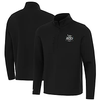 Men's Antigua Black 2026 Daytona 500 Insider Quarter-Zip Pullover