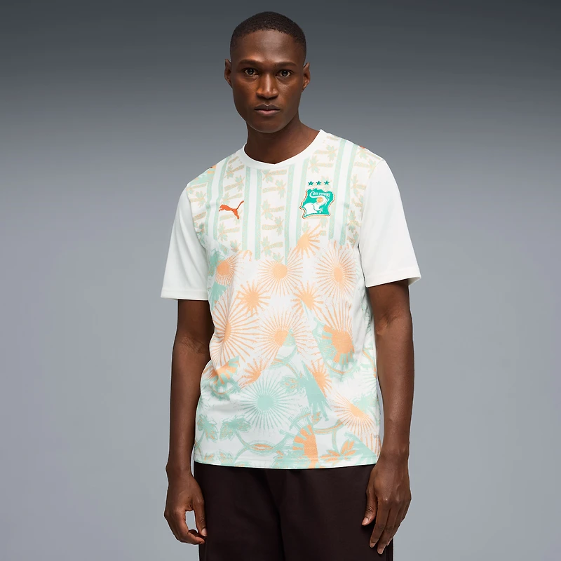 Men's Puma White Ivory Coast National Team 2026 Away Replica Jersey