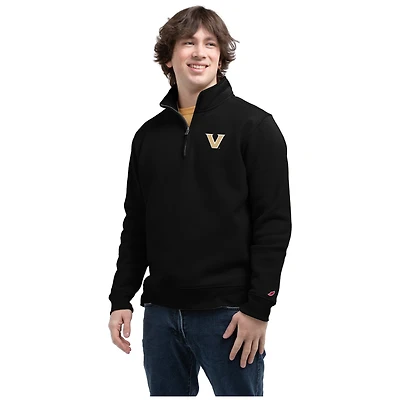 Men's League Collegiate Wear  Black Vanderbilt Commodores 1991 Fleece Quarter-Zip Pullover
