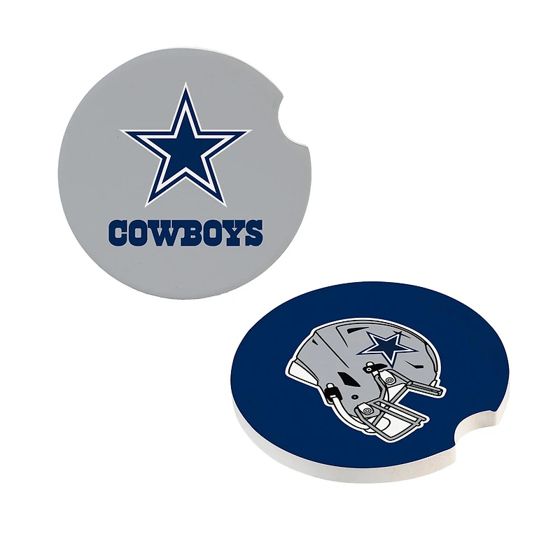 Dallas Cowboys Ceramic Car Coaster Four-Piece Set