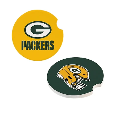Green Bay Packers Ceramic Car Coaster Four-Piece Set