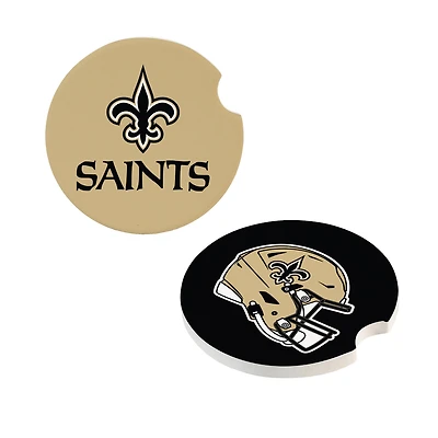 New Orleans Saints Ceramic Car Coaster Four-Piece Set
