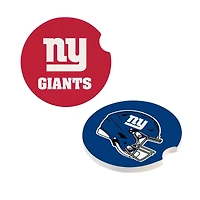 New York Giants Ceramic Car Coaster Four-Piece Set