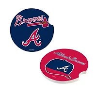 Atlanta Braves Ceramic Car Coaster Four-Piece Set