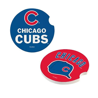 Chicago Cubs Ceramic Car Coaster Four-Piece Set