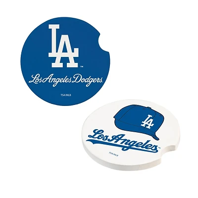 Los Angeles Dodgers Ceramic Car Coaster Four-Piece Set