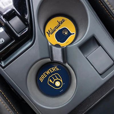 Milwaukee Brewers Ceramic Car Coaster Four-Piece Set
