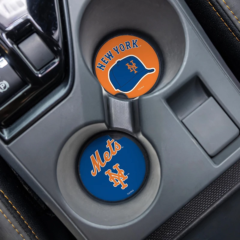 New York Mets Ceramic Car Coaster Four-Piece Set