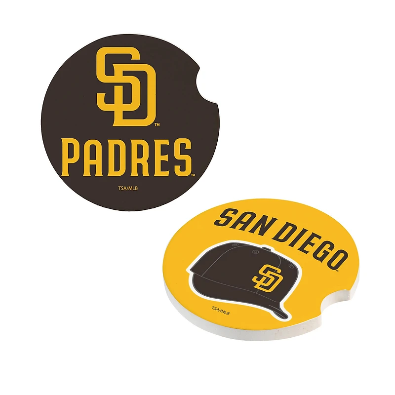 San Diego Padres Ceramic Car Coaster Four-Piece Set