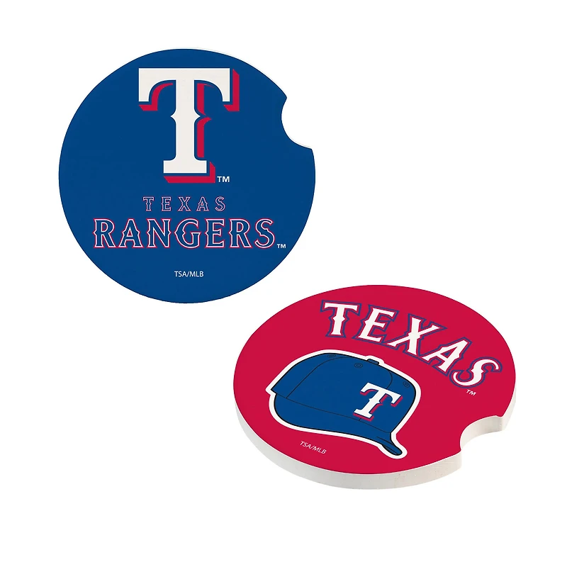 Texas Rangers Ceramic Car Coaster Four-Piece Set