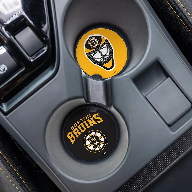 Boston Bruins Ceramic Car Coaster Four-Piece Set