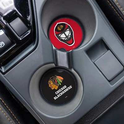 Chicago Blackhawks Ceramic Car Coaster Four-Piece Set