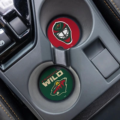 Minnesota Wild Ceramic Car Coaster Four-Piece Set