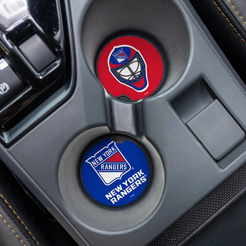 New York Rangers Ceramic Car Coaster Four-Piece Set