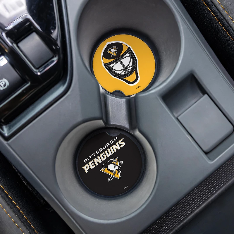 Pittsburgh Penguins Ceramic Car Coaster Four-Piece Set