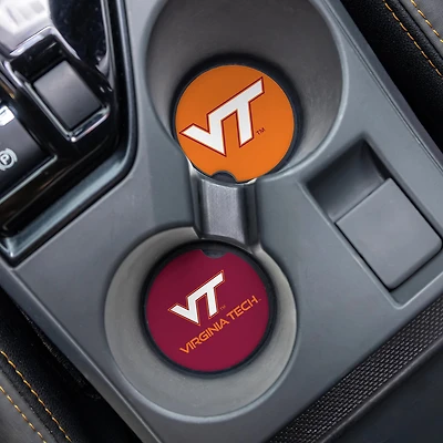 Virginia Tech Hokies Ceramic Car Coaster Four-Piece Set