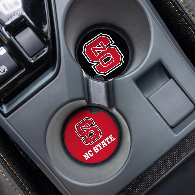 NC State Wolfpack Ceramic Car Coaster Four-Piece Set