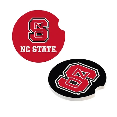 NC State Wolfpack Ceramic Car Coaster Four-Piece Set