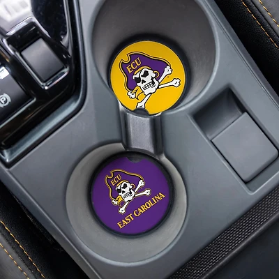ECU Pirates Ceramic Car Coaster Four-Piece Set