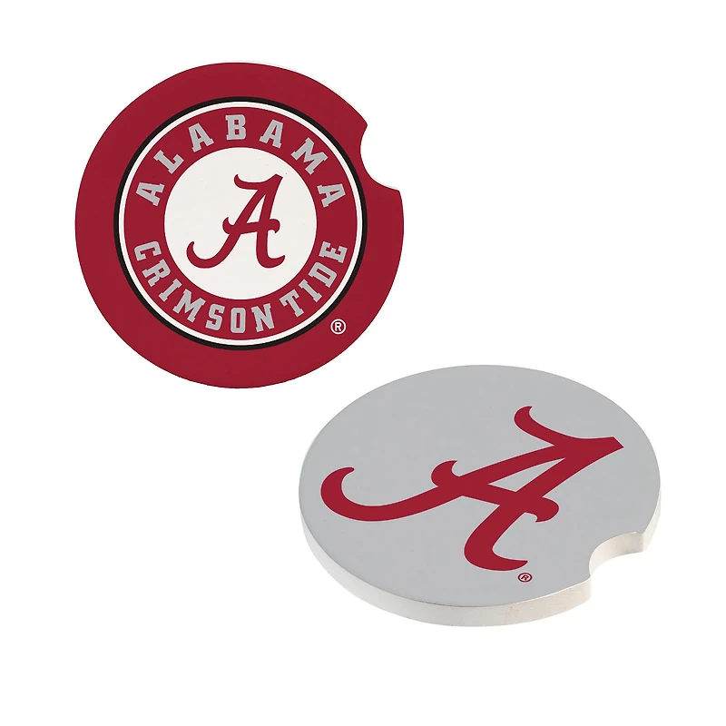 Alabama Crimson Tide Ceramic Car Coaster Four-Piece Set