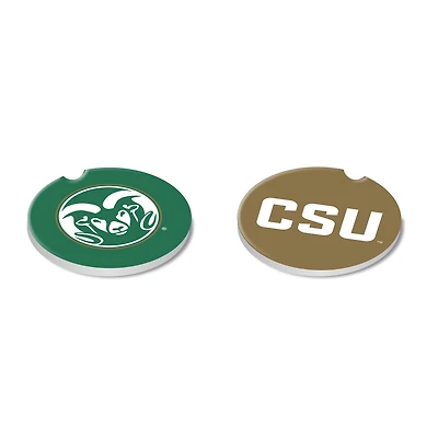 Colorado State Rams Ceramic Car Coaster Four-Piece Set