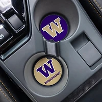 Washington Huskies Ceramic Car Coaster Four-Piece Set