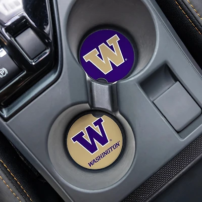 Washington Huskies Ceramic Car Coaster Four-Piece Set