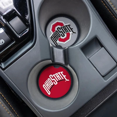 Ohio State Buckeyes Ceramic Car Coaster Four-Piece Set