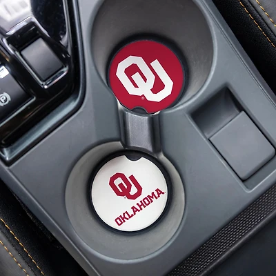 Oklahoma Sooners Ceramic Car Coaster Four-Piece Set