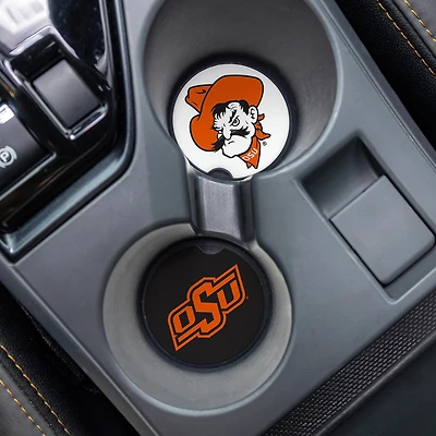 Oklahoma State Cowboys Ceramic Car Coaster Four-Piece Set