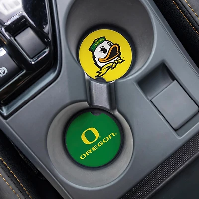 Oregon Ducks Ceramic Car Coaster Four-Piece Set