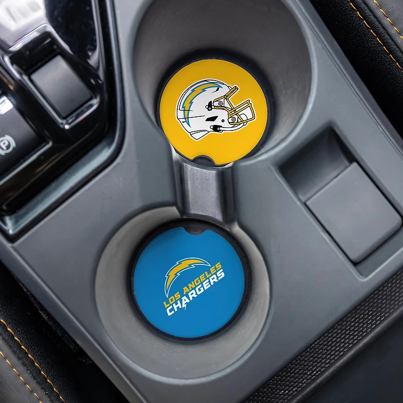 Los Angeles Chargers Ceramic Car Coaster Four-Piece Set