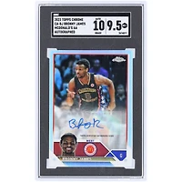 Bronny James McDonald's All American Games Autographed 2023 Topps Chrome McDonald's Refractor #CA-BJ SGC Authenticated 9.5/10 Card
